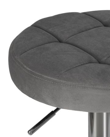 Табурет барный BRUNO серый велюр MJ9-75