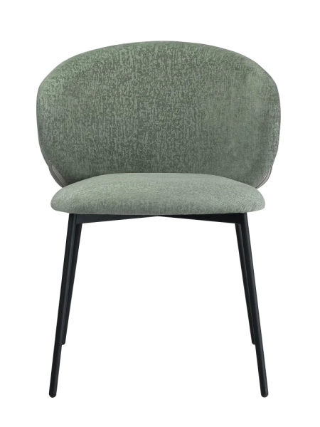Стул для кухни SOLIS зеленый шенилл ELEMENT