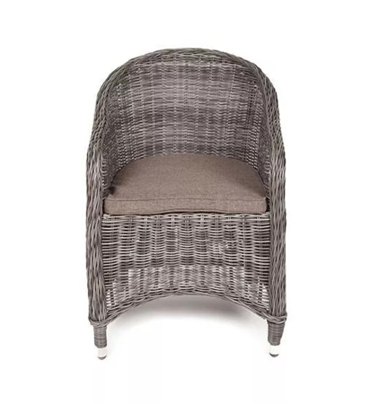 "Равенна" плетеное кресло из искусственного ротанга, графит