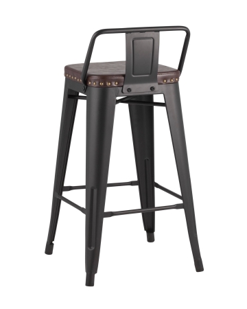 Стул полубарный TOLIX SOFT черный матовый Стул полубарный TOLIX SOFT черный матовый