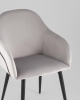 Стул Новел New велюр светло-серый Стул Новел New велюр светло-серый