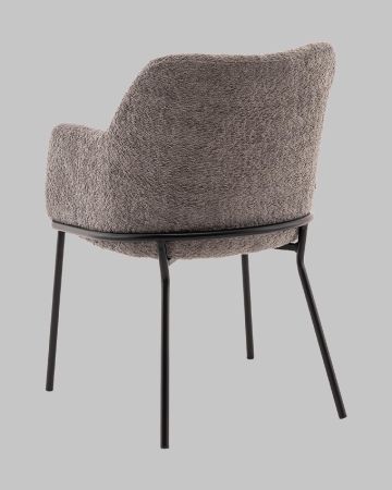 Стул с подлокотниками Кози new ткань букле темно-серый