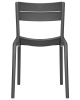 Стул TIM серый, пластик, твердое сиденье, без подлокотников