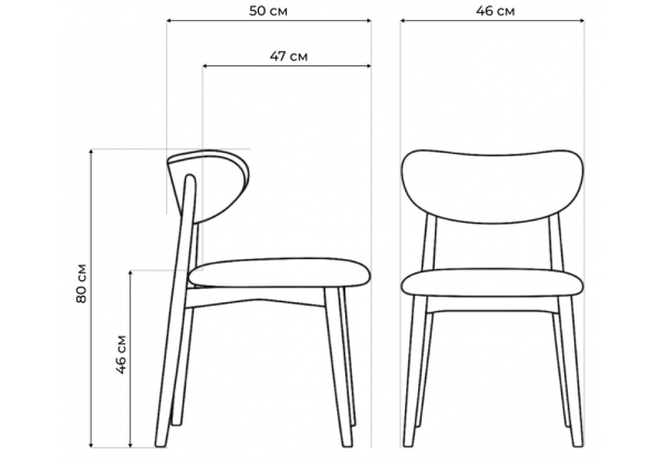 Стул деревянный Фарго бежевый, миланский орех