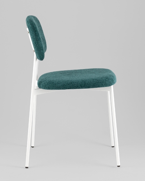 Стул Chao темно-зеленый белые ножки 4 шт.