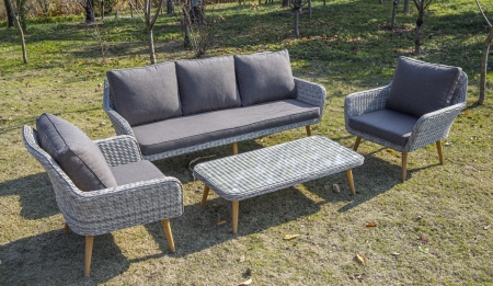 "Прованс" кресло из искусственного ротанга, бежевый