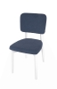 Стул "Орион" белая эмаль, ткань Classic синий