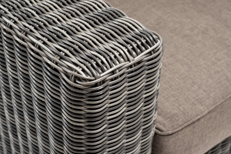 "Боно" кресло из искусственного ротанга, графит