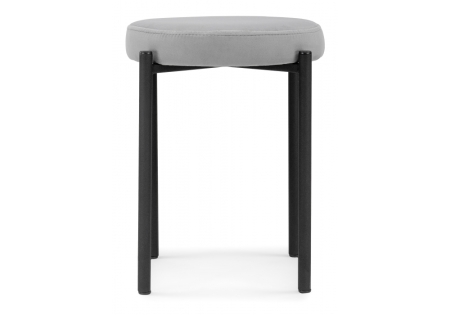 Табурет Кудо велюр velutto 52, черный