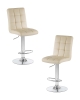 Набор 2 шт Стул барный KRUGER, кремовый