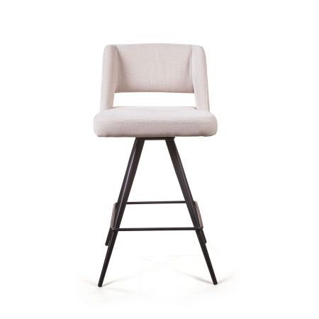 Стул полубарный Molly, ткань бежевый