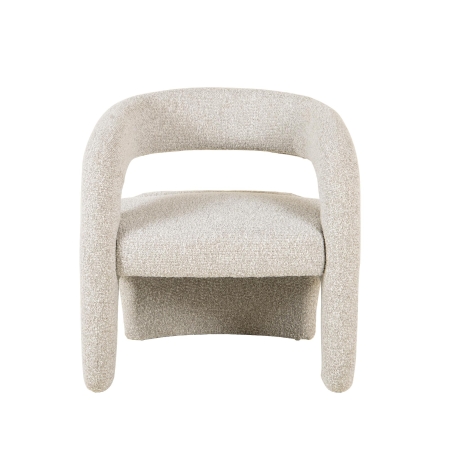 Кресло лаунж Bones серебристый