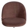 Кресло MELODY флок, коричневый