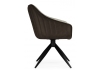 Стул на металлокаркасе Kansas коричневый, кремовый, черный