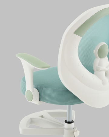 Кресло компьютерное детское TopChairs Spaceman мятный фото в интернет-магазине Stoolmarket