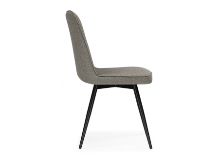 Стул на металлокаркасе Texas 3 поворотный светло-серый, черный