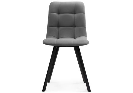 Обеденная группа Эделин темно-серый, дуб вотан, черный матовый