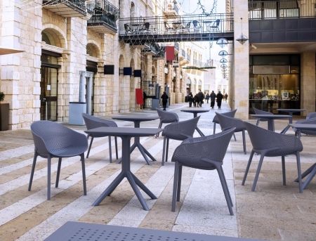 Стол пластиковый Sky Table 70 серый