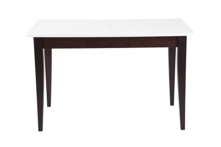 Стол Квадро 1200*700+300, столешница белая, ножки венге