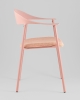 Стул Eila с подушкой пластик розовый