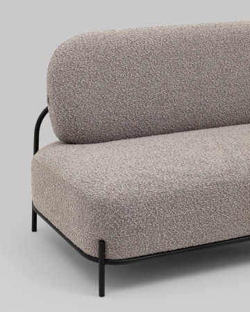 Диван Стоун new ткань букле серо-бежевый