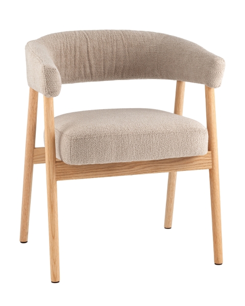 Стул обеденный Zubo с деревянными ножками бежевый Стул обеденный Zubo с деревянными ножками бежевый