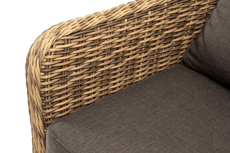 "Прованс" кресло из искусственного ротанга, соломенный