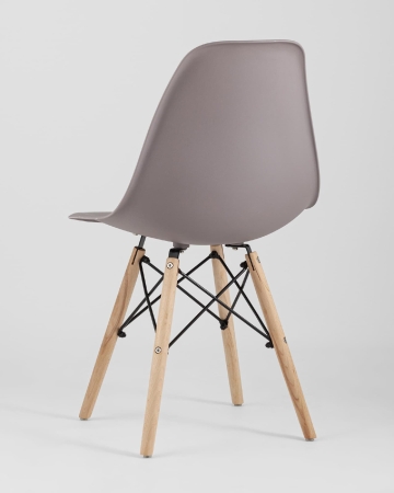 Стул Eames Style DSW темно-бежевый x4 (разборный каркас)