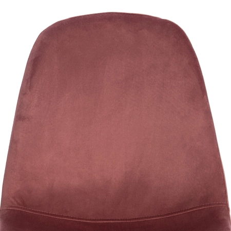 Стул BREEZE красный, ткань и металл, твердое сиденье, без подлокотников