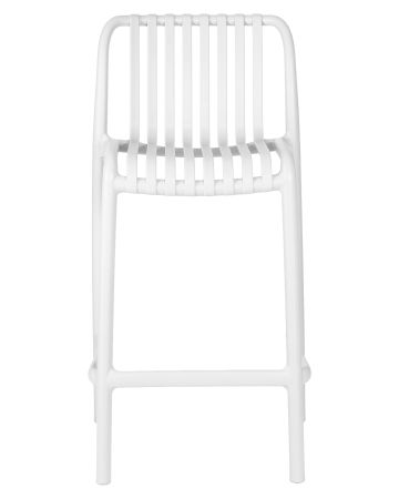 Стул полубарный CHLOE белый