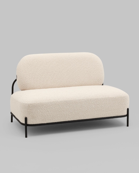 Диван Стоун new ткань букле молочный