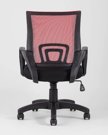 Кресло офисное Simple TopChairs красное