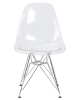 Набор 4 шт Стул обеденный DSR CASPER, ножки хром прозрачный