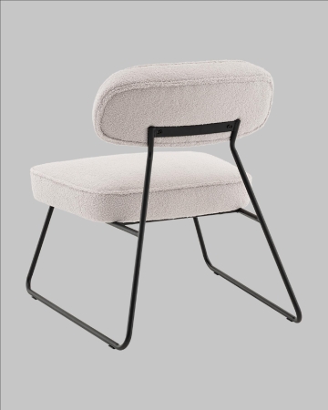 Кресло Kate new ткань букле светло-серый