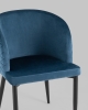 Стул Оскар NEW велюр сине-зеленый