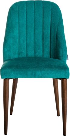 Стул Alen зеленый, темный орех