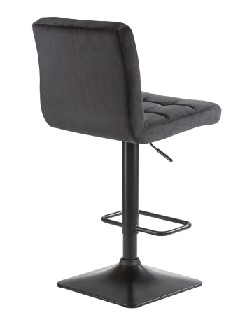 Набор 2 шт Стул барный DOMINIC, черный велюр (MJ9-101)