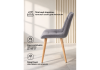 Стул деревянный Челси 360 темно-серый (zd 995), светлое дерево np