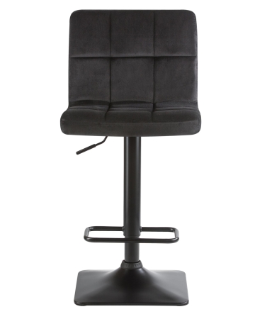Набор 2 шт Стул барный DOMINIC, черный велюр (MJ9-101)