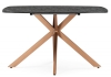 Стол деревянный Кортез 116(160)x77 раздвижной малави, медь