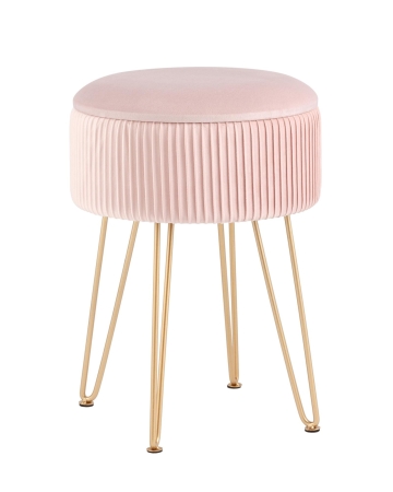 Пуф Астор светло-розовый