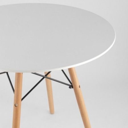 Стол Eames style 80 белый