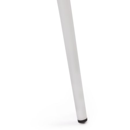 Стул CHILLY MAX велюр и металл, 45х59х88 см, сливовый 16, белый