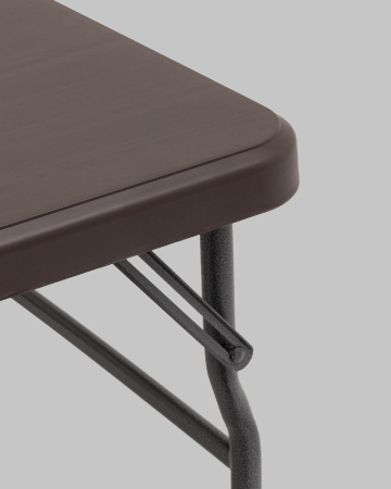 Комплект стола и двух скамеек Кейт коричневый