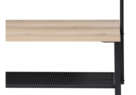 Барный стол Нари 120х50х171 делано, черный матовый