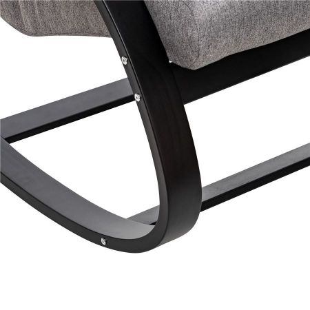 Кресло-качалка Милано венге и ткань мальмо 90