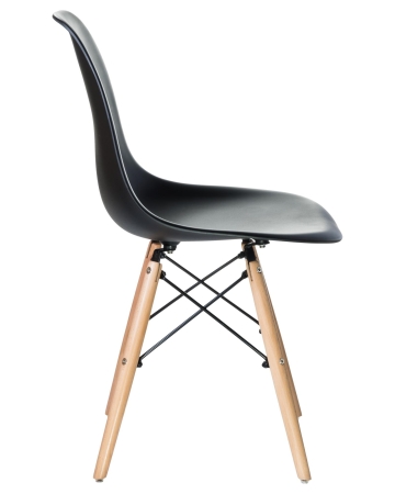 Набор 4 шт Стул обеденный DSW, ножки светлый бук черный (B-03)