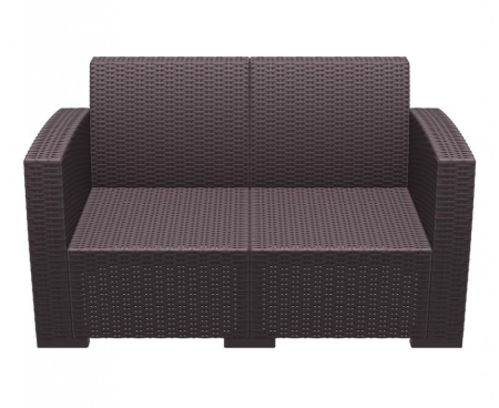 Диван пластиковый плетеный с подушками Monaco Lounge Диван пластиковый плетеный с подушками Monaco Lounge