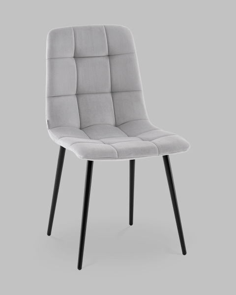 Стул Одди NEW велюр светло-серый