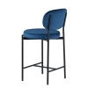 Стул полубарный MASO велюр синий